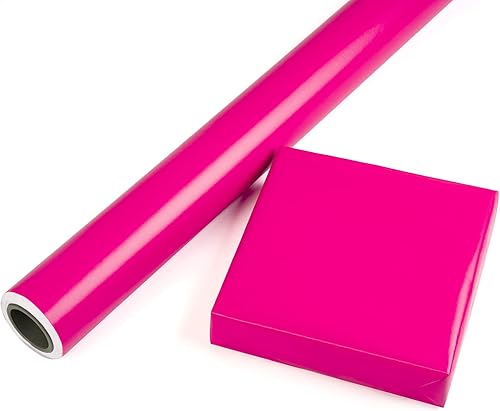 Miniatura 281 de RUSPEPA Papel de regalo negro de color sólido para bodas, cumpleaños, fiestas, felicitaciones y vacaciones, 30 pulgadas x 32.8 pies Negro -,Azul