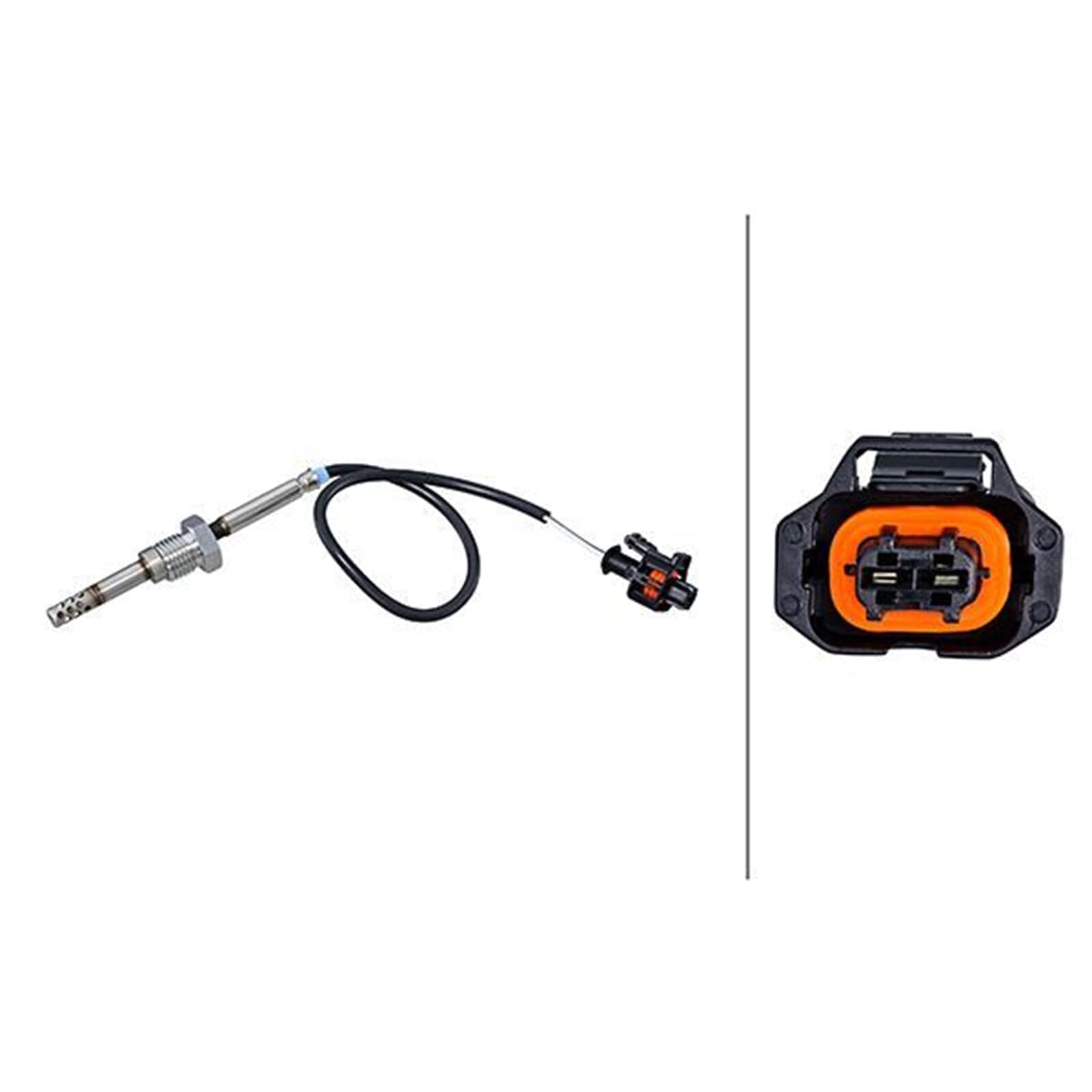 HELLA 6PT 010 376-561 Sensore, temperatura gas di scarico, 2 poli, avvitato, cavo: 270 mm | Compatibile con: CHEVROLET CAPTIVA, CAPTIVA Van, OPEL ANTARA A