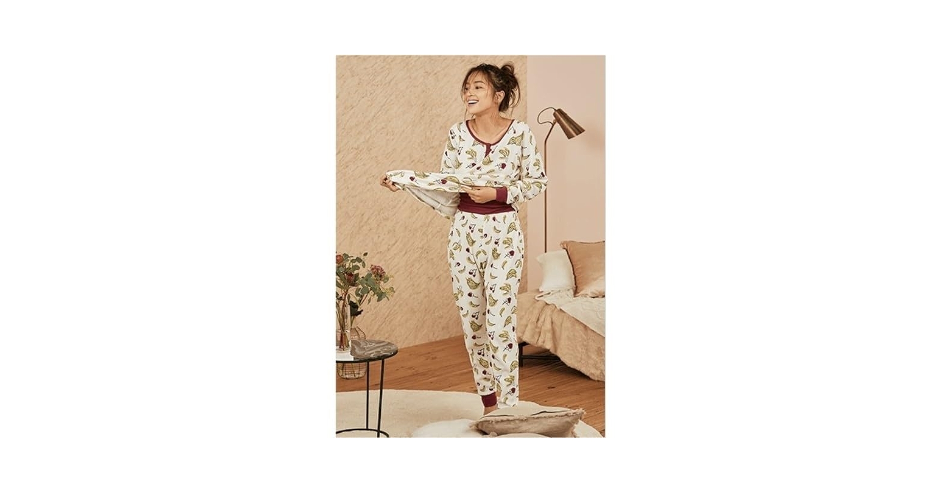 【即完売】新品 ピーチジョン 中村アン×ＰＪ サーマルＨＡＲＡマキパジャマ PEACH JOHN - 【即完売】新品ピーチジョン 中村アン コラボ PJ