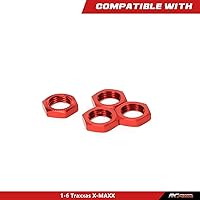 Vista 2 de RCAWD Adaptador de rueda hexagonal para actualizaciones X-Maxx, ruedas hexagonales 1/6, ruedas RC y neumáticos de aluminio, piezas de hopups