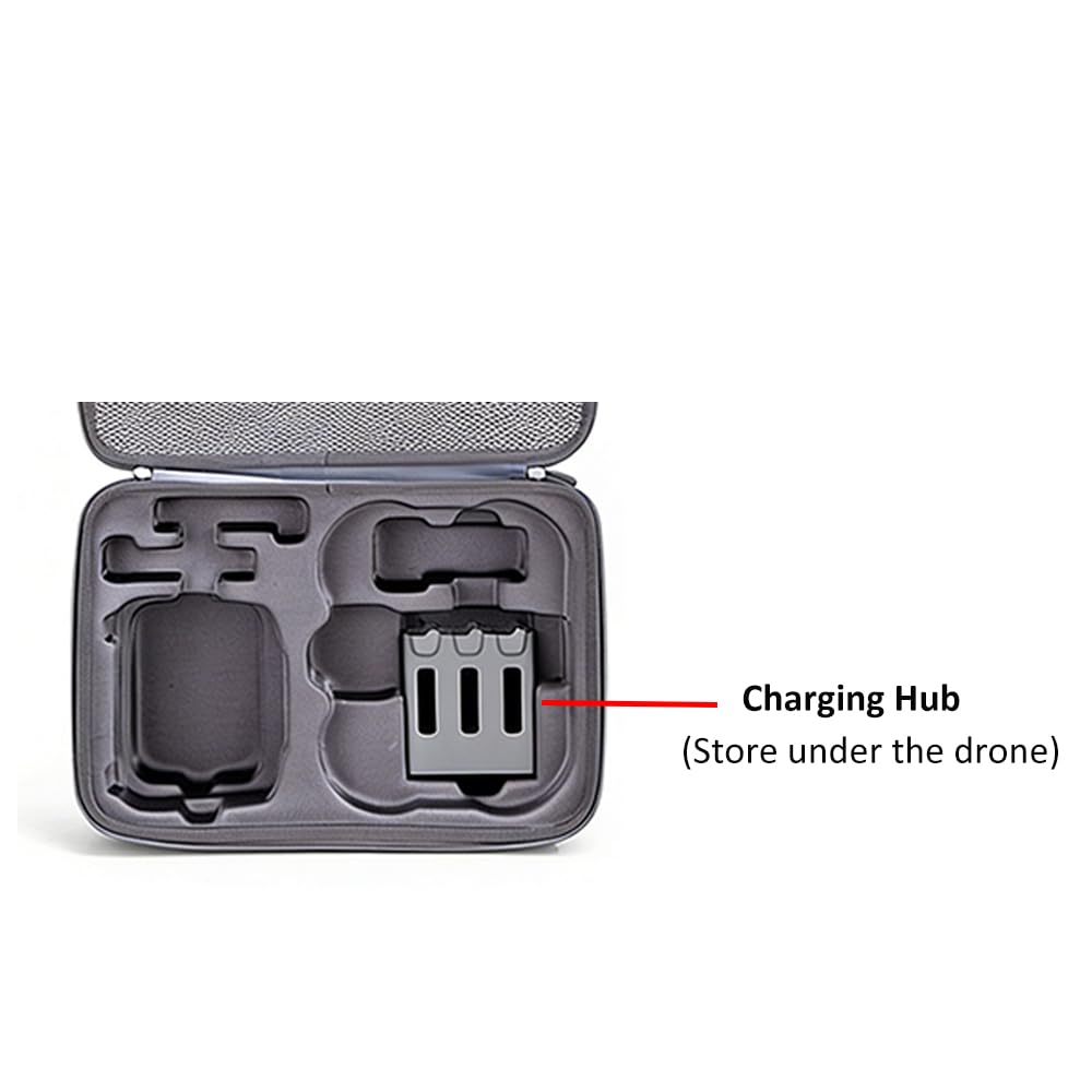 Torba podróżna do DJI Avata 360 RC 2 Fly More Combo, torba do przechowywania o dużej pojemności, przenośny organizer z paskiem na ramię, wodoodporny pokrowiec ochronny PU, akcesoria, szara
