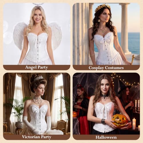 Image of frawirshau Women's Overbust Costume Corset Renaissance Victorian