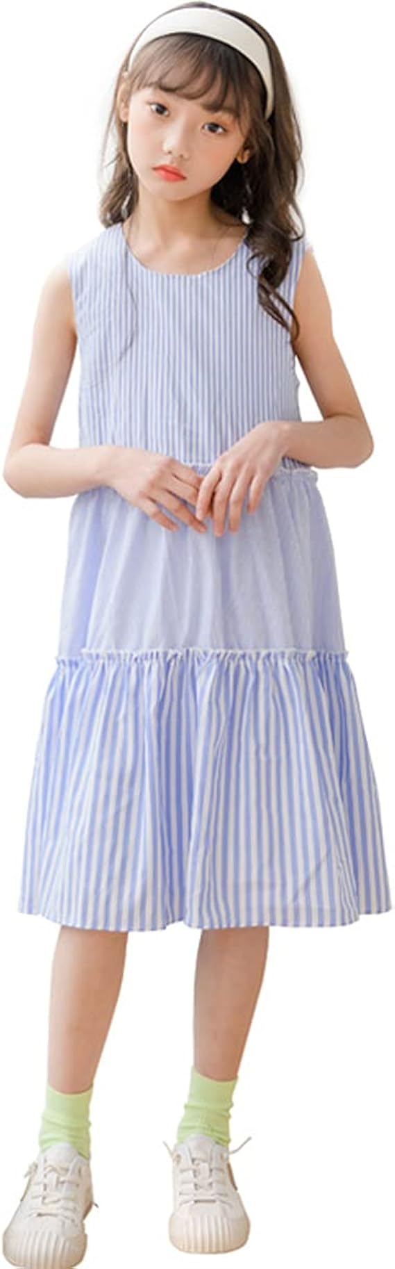Amazon Co Jp Jpバレンタインデー ワンピース ガールズ 夏服 ノースリーブ ティアードワンピース 子供服 女の子 プリンセスドレス ストライプ柄 カジュアル キャミワンピース キッズ服 女児服 普段着 部屋着 海遊び リゾート ブルー ファッション Amazon Co Jp Jpバレンタインデー ワンピース ガールズ 夏服 ノースリーブ ティアードワンピース 子供服 女の子 プリンセスドレス ストライプ柄 カジュアル キャミワンピース キッズ服 女児服 普段着 部屋着 海遊び リゾート ブルー ファッション