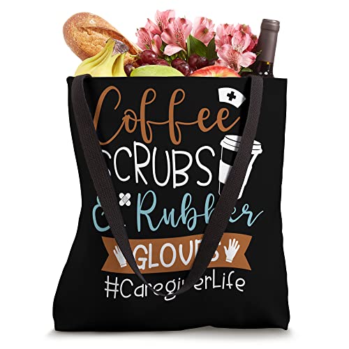 Bolso Tote Coffee Scrubs And Rubber Gloves Caregiver Life miniatura 4
