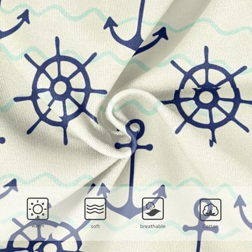 Blue Anchors Ship Nautical Toddlers Underwear Floral 2t Cotton Panties for Girl Designer Kids Undies Briefs3