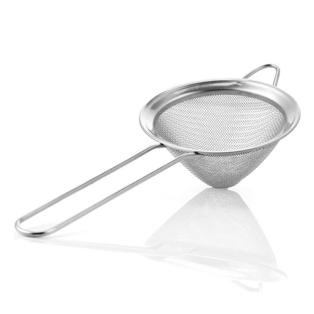 NJ Cocktail Strainer Stainless Steel Fine Mesh Strainer, Food Strainers, Small Strainer,Tea Strainer, Bar Strainer, Bar Funnel Style Strainer 3 inch: 1 Pc. (B07V4G6LW6) Amazon Price History, Amazon Price Tracker