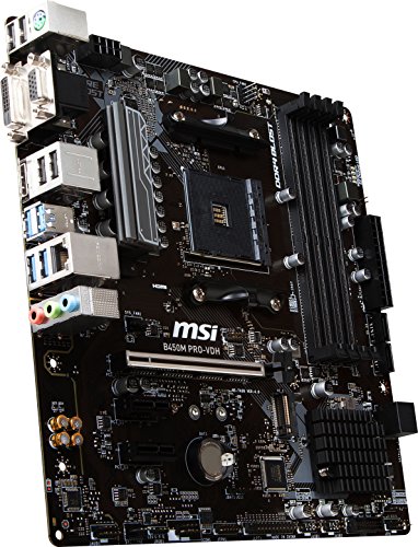MSI B450M PRO-VDH Micro ATX AM4 Motherboard (B450M PRO-VDH