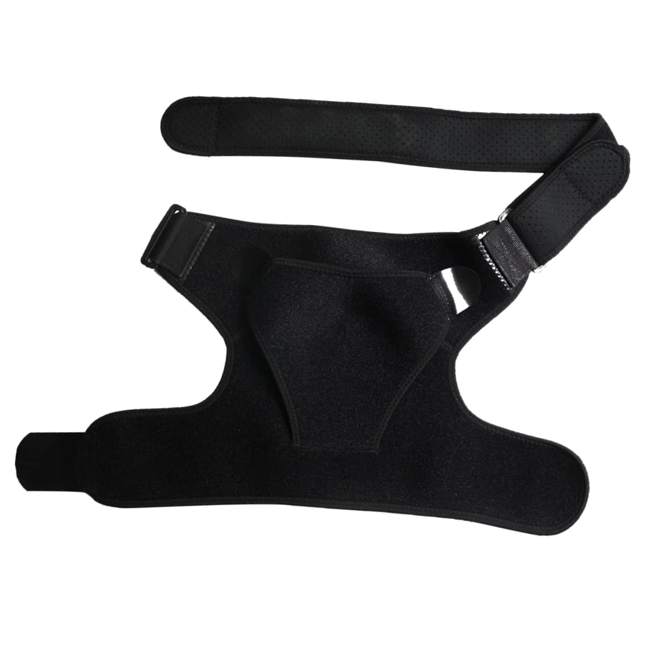 Adjustable Shoulder Support Brace for Relief Breathable Strap for Men Superior Support for Athletes Everyday Use Black Design