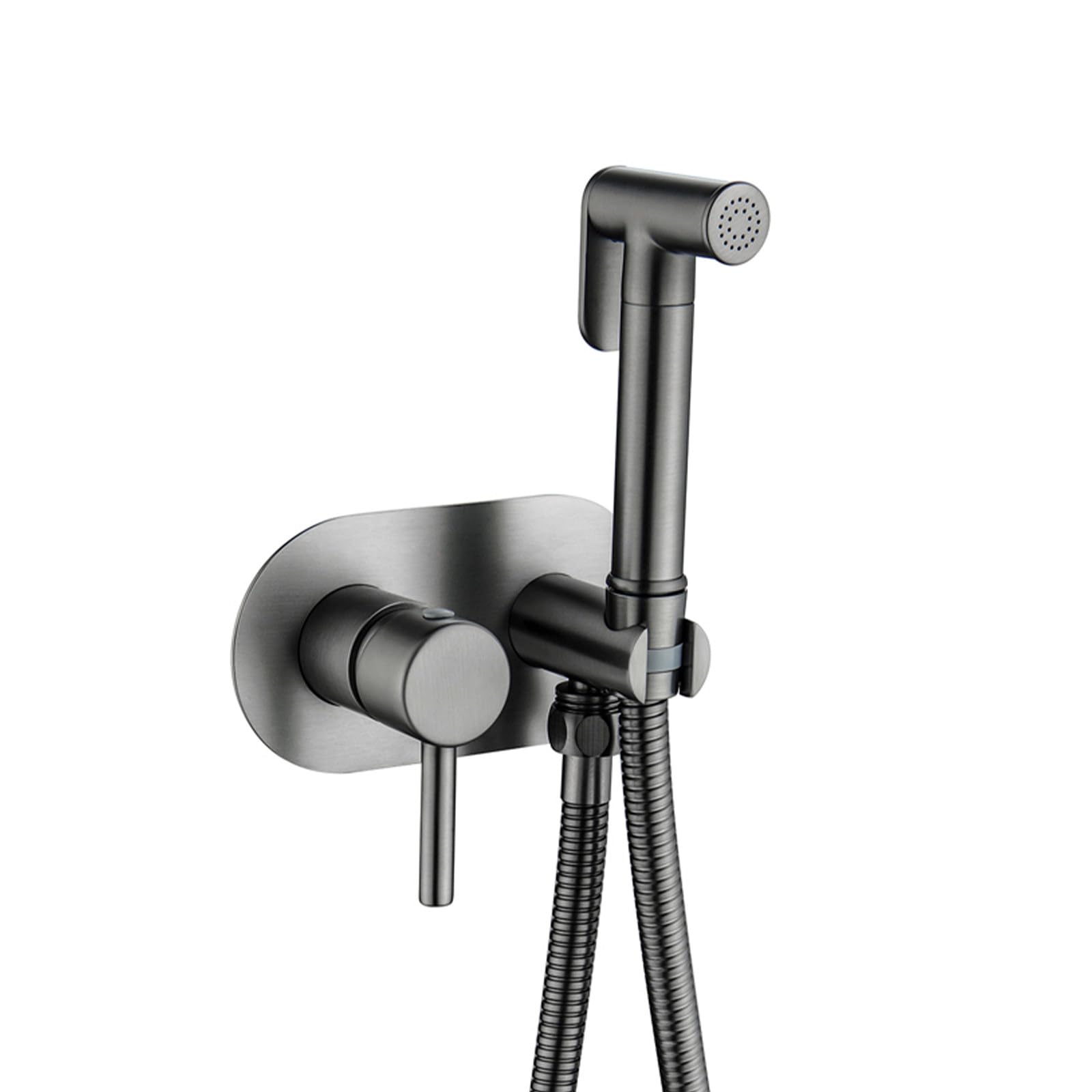 Ducha bidet de mano para WC con agua caliente/fría y kit de latón con manguera de 1.5M