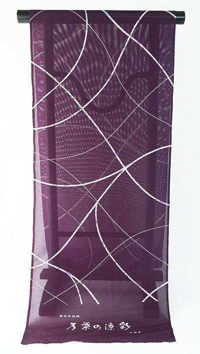 Amazon.co.jp: 夏物 反物 東レシルック 本駒絽 万葉の涼彩 小紋 