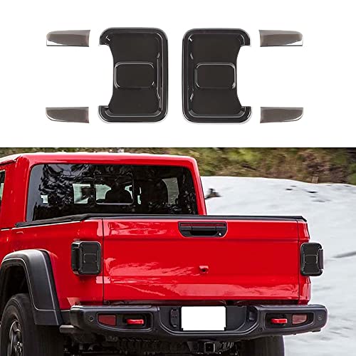 CheroCar for JT Tail Light Cover Guard Trim Frame Bezels Decoration Accessories for Jeep Gladiator JT 2019-2025…