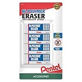Pentel Hi-polymer Erasers (4 Count)
