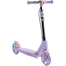 Scooter Folding Scooter with Stand for License Free Large Wide Wheels Kickboard Brake Adult Commuter Student Campus City Travel Leisure for Kids Teens Safe Comfortable