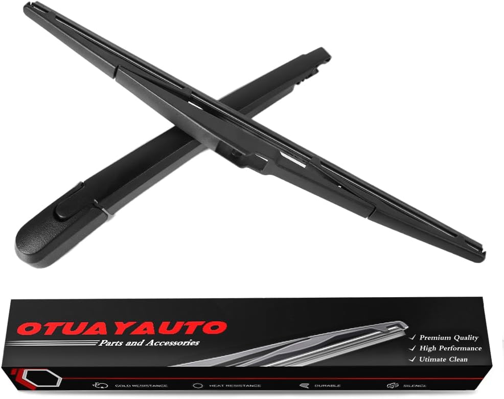 OTUAYAUTO Rear Windshield Wiper Replacement for Hyundai Tucson 2016-2021 Back Window Wiper Blade Arm Cover Kits Accessories Assembly