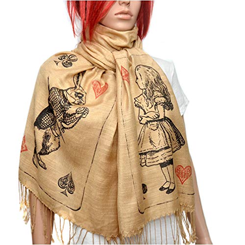 Alice's Adventures in Wonderland by Lewis Carroll Scarf