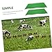 JOINPAYA 5Pcs Artificial Turf Mat Durable Fake Grass for DIY Landscape Decor for Garden Models Sand Table Layouts Home Decoration All Seasons
