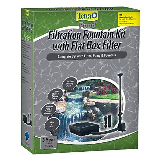 Tetra Pond Filtration Fountain Kit, Includes 3 Fountain Attachments