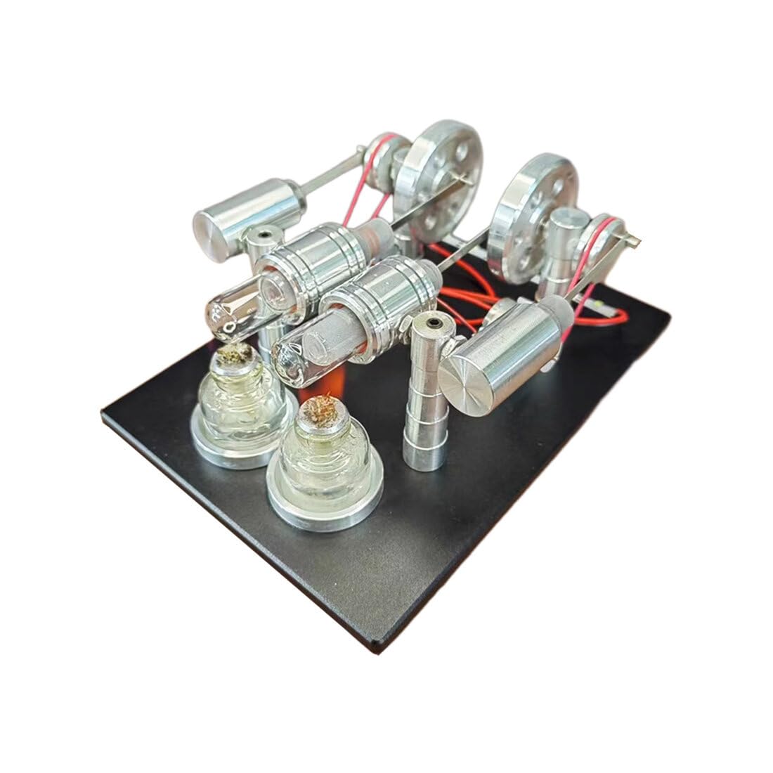 土星エンジン直列4気筒エンジンモデル フルメタル組み立てキット