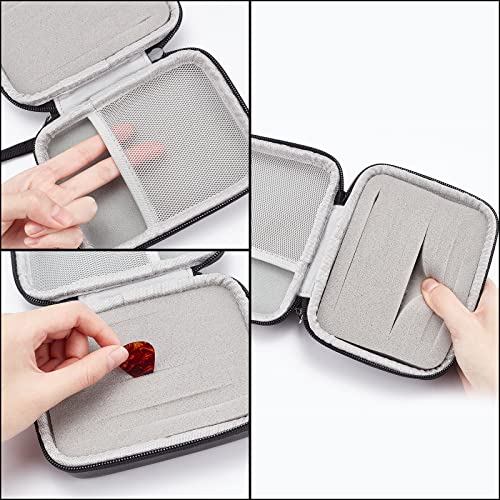 GORGECRAFT Sac de Transport pour Médiators de Guitare Compatible EVA Sac de Médiators pour Guitare Noir Support de… - Les Beatles, Paul McCartney, John Lennon, RIngo Starr, George Harrison GORGECRAFT Sac de Transport pour Médiators de Guitare Compatible EVA Sac de Médiators pour Guitare Noir Support de… – Image 4