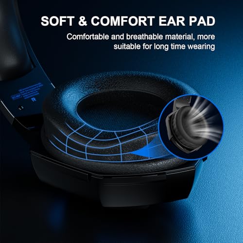 image for PHOINIKAS Gaming Headset for PC, PS4, PS5, Xbox, 7.1 Stereo Gaming Hea