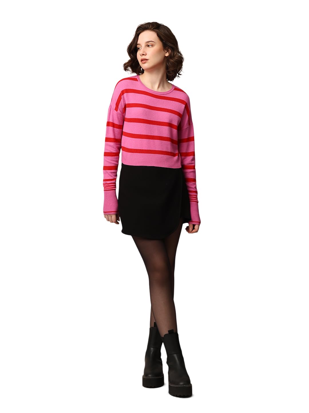 only Women's Viscose Blend Casual Sweater-picture-15