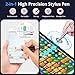 Capacitive Stylus Pen (4Pack,2 in 1 Precision Series), Fibre Tips Universal Touch Screens Stylist, Fine Point Disc Touchscreen Pencil Compatible for iPhone/iPad/Android/Tablet