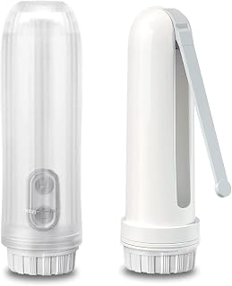 ISENXI Portable Bidet for Travel & Toilet Use - Handheld Bidet with Adjustable Nozzle, Electric Bidet, Reusable & Compact Design - Ideal for Postpartum Care, Baby, Elderly, Camping (White)