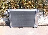 MONROE RACING Full Aluminum Radiator for Chevy Nova PRO Series 68 69 70 71 72 73 74 Auto 3 Row 1968-1974 Aftermarket Compatible Replacement
