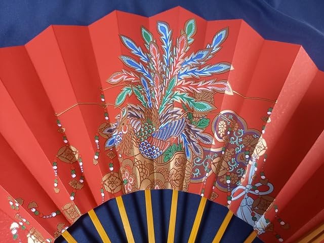 Amazon.co.jp: 京都祇園祭 長刀鉾 飾り大扇子非買 授与品付 : ファッション