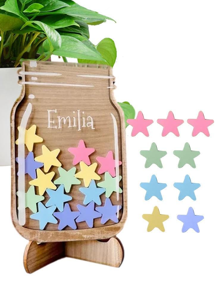 Bicchiere di ricompensa con Stelle per Bambini, Vetro di