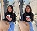 OUGES Women's 2023 Black Sweaters Lightweight Long Sleeve Mock Neck Cable Rib Knit Winter Pullover(Black, L)