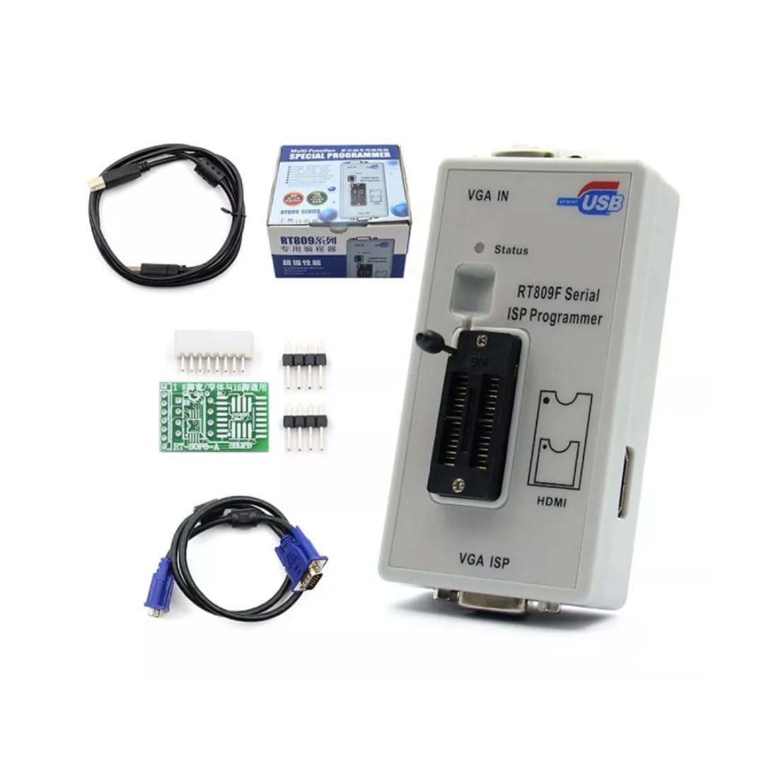 Robocraze RT809F ISP Programmer/ RT809 lcd usb programmer Repair Tools-picture-10