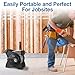 Air King Commercial Grade Pivoting Utility Fan, for Cooling, Ventilating, Exhausting and Drying at Home, Job Site, Work Shop, Construction, 3 Speeds, 11.25