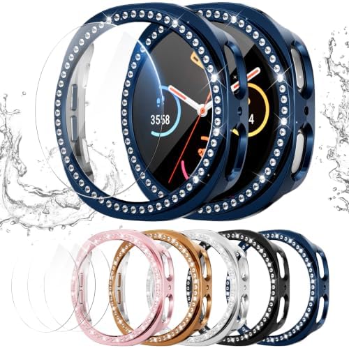 WEHAMU 5 Bling Case for Samsung Galaxy Watch 9/8 40mm (5 colors B)