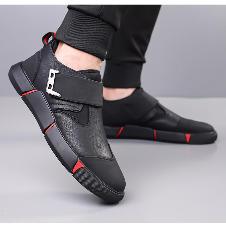 Men's Extra Wide Walking Shoes for Diabetic Swollen Feet Slip-On Orthopedic Work Shoes with Adjustable Strap Non-Slip Comfort3