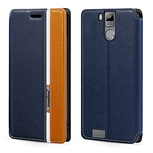 for Oukitel K6000 Pro Case, Fashion Multicolor Magnetic Closure Leather Flip Case Cover with Card Holder for Oukitel K6000 Pro (5.5â€)