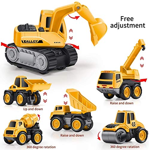 Image of Exclusive Collection of Engineering Automobile Construction Play Set Metal Die Cast Mini Racers Cars for Kids (Engineering Construction Toy Set)