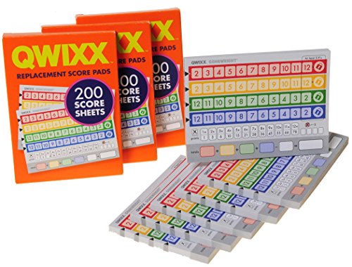Image of GamewrightT Qwixx, Action Card Game, 3 Sets of Cards, Ages 6+, 3 Players