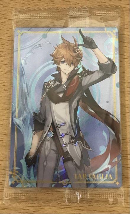 タルタリヤ　アメリカ　特典　カード　レア Amazon.co.jp: タルタリヤ ウエハース カード 原神 : おもちゃ