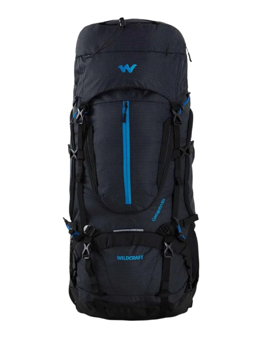 wildcraft Gangotri 4 Compartment Rucksack 65 L (Black)-picture-10