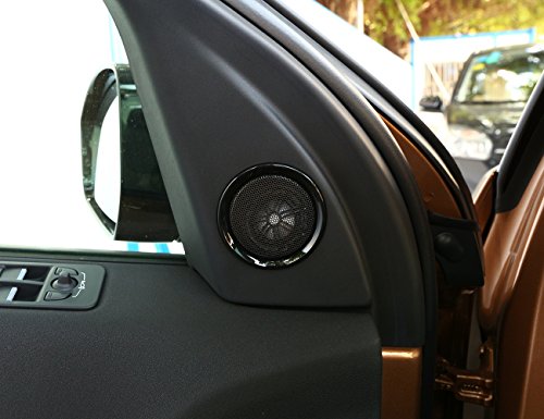 Haut-parleur tweeter coque ABS noir pour une finition intérieure de voiture épurée