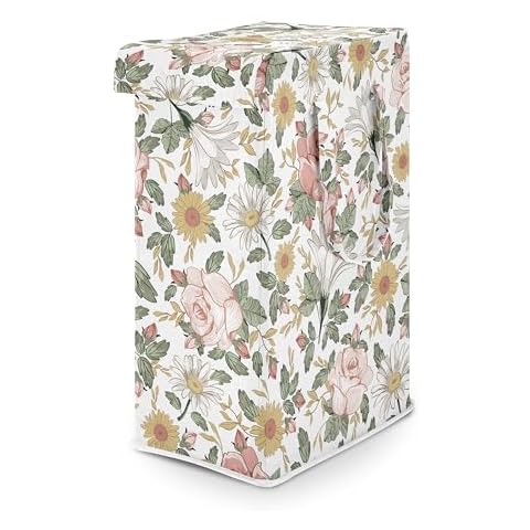 Sweet Jojo Designs Floral Laundry Hamper Cover