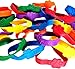 Dondor Paw Print Rubber Bracelets, 'You are Pawsome' Rubber Bracelet Party Favors (You are Pawsome - 24 Pack)