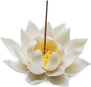 Creative Ceramika Strona główna Lotus Kadzidło Palnik Włożył Ozdoby Wewnętrzne Linia Kadzidła Kadzidła Cewka Kadzidła Piec Aromatherapy (Color : A)