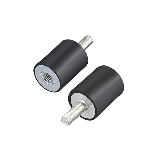 uxcell M6 Male Female Rubber Mounts,Vibration Isolators,Shock Absorber 20mm x 25mm 8pcs