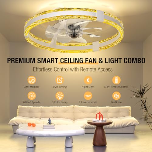 Smart Voice Activated Ceiling Fan