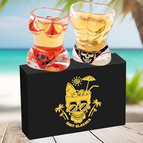 Verres à Shot LKKCHER Tête de Mort Cover