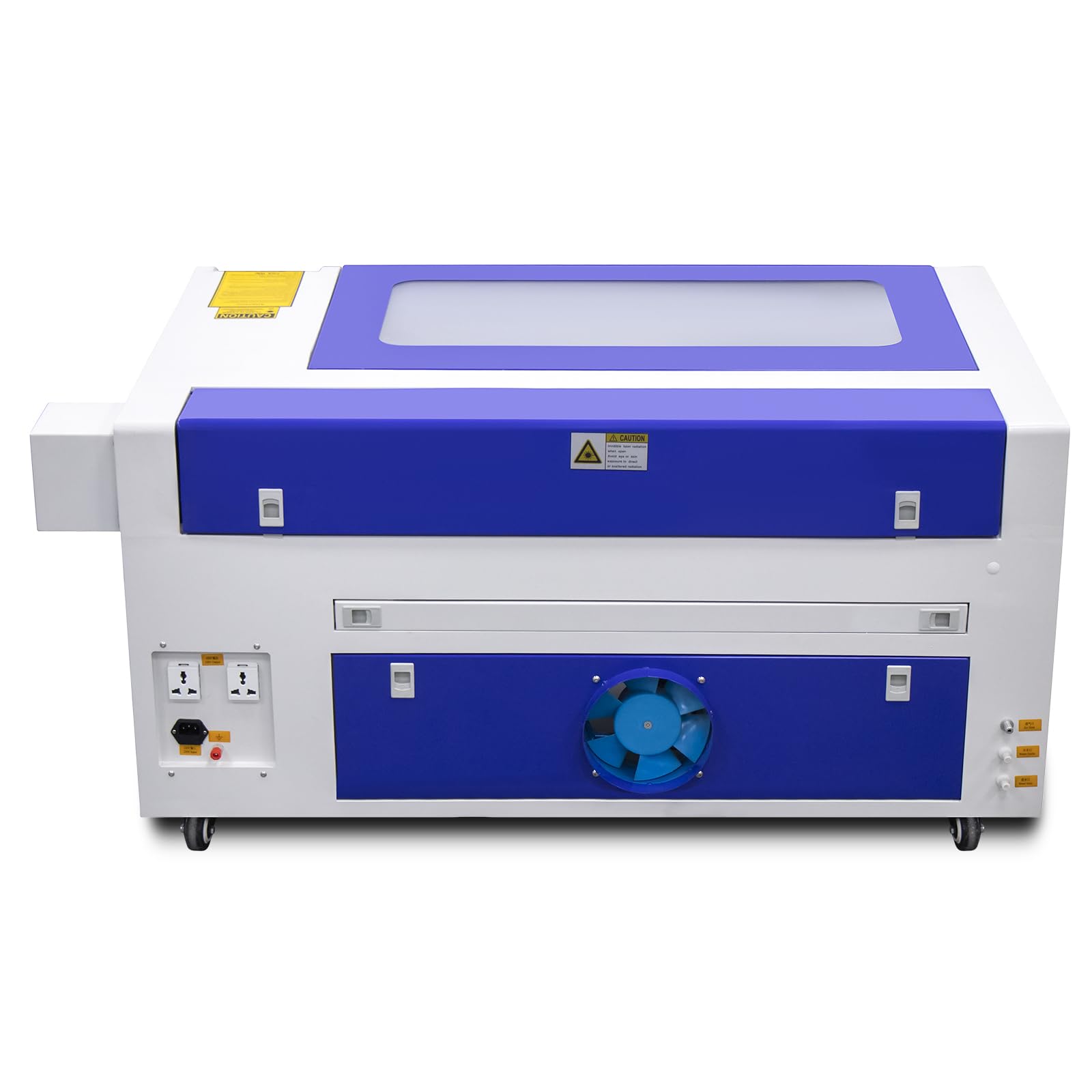60W Macchina per Incisione Laser CO2 Compatta Piano di Lavoro 600x400mm Velocità di Incisione 1-600 mm/s,Velocità di Taglio 1-400 mm/s Macchina da Taglio per Incisione Tubo Inciso