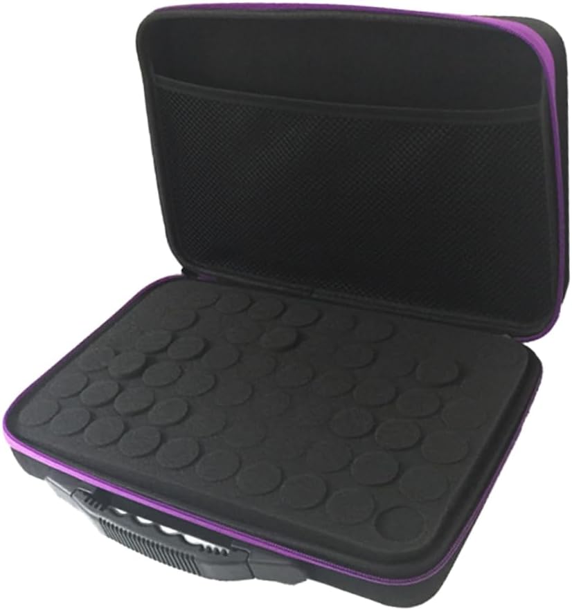 Bottle Storage Case Portable Travel Organizer for Bottles Shockproof Zipper Design for Enthusiasts Random Color