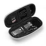 AGPTEK 収納ポーチ MP3プレイヤー ボイスレコーダー 録音機 キャリングケース ICレコーダー SDカード 収納ケース メモリーカード MP3プレーヤー収納 ポータブル 通学/通勤/旅行/出張 EVA素材 (Gray)